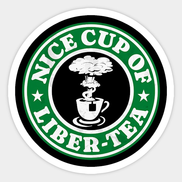 Liber Tea Helldivers Sign - Helldivers 2 - Sticker | TeePublic