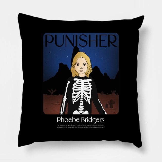 Phoebe Bridgers - Punisher album illustration Pillow by MiaouStudio