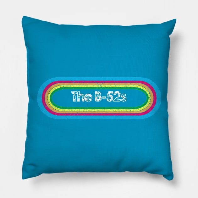 b25 ll rainbow retro Pillow by bubur ayam