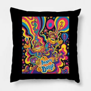 Monkey Banana Splits Delight Pillow