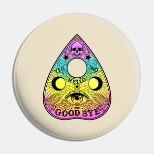 Ouija Planchette Board. All Seeing Eye Pin