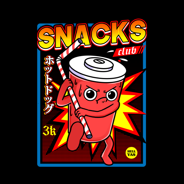 snacks club soda by fridaemundae