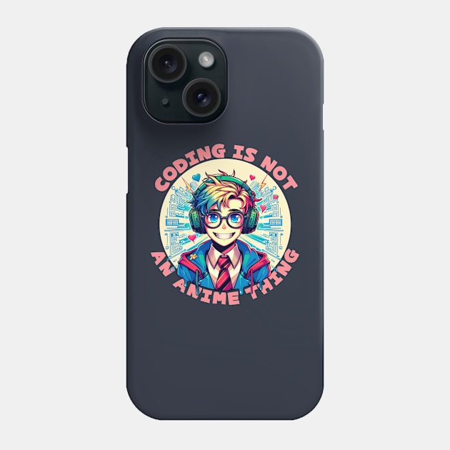 Anime programmer Phone Case by Japanese Fever