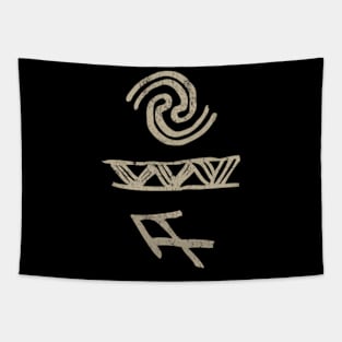 Ancient Hawaiian Symbols 1 By Buck Tapestry