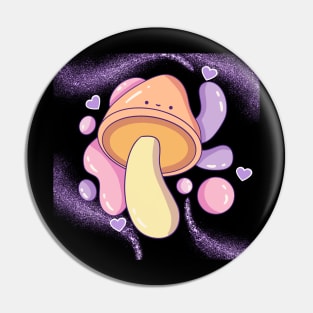 Groovy purple mushroom Pin