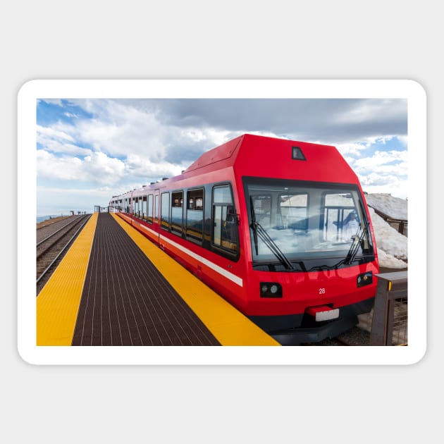 Alpine Train - Train - Sticker | TeePublic