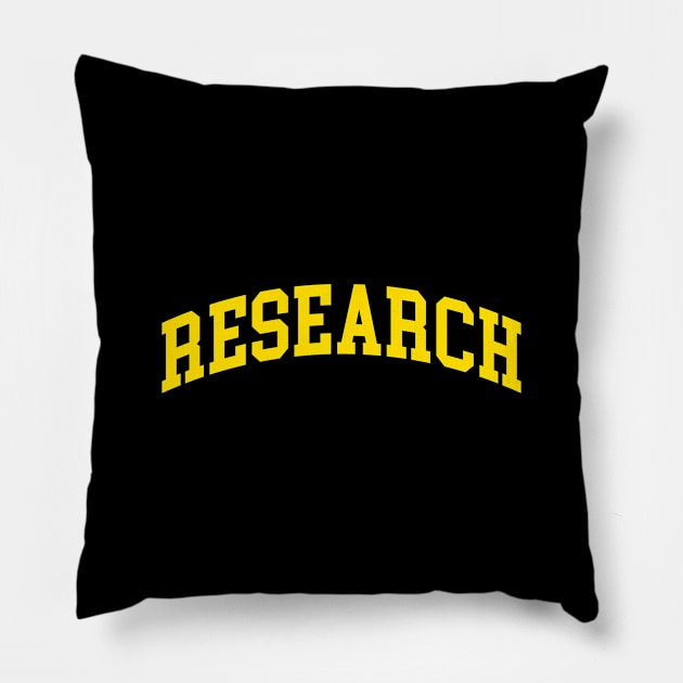 Research Pillow by monkeyflip