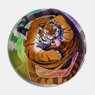 Spiralling Tiger Pin