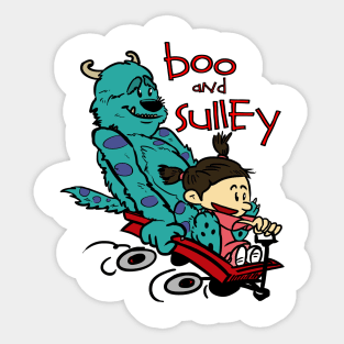 Monsters Inc. Mike Sully Boo Group Poster | Sticker