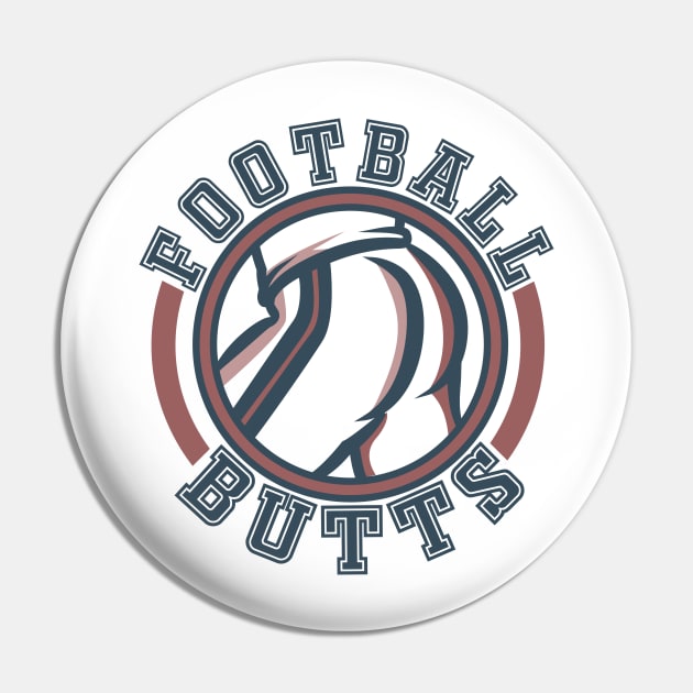 Football butts Pin by Piercek25