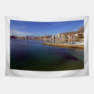 Benidorm Poniente Beach Costa Blanca Spain Tapestry