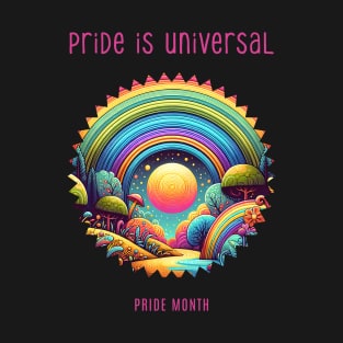 Pride is universal - Pride Month T-Shirt