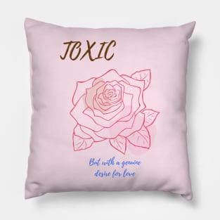 toxic girlfriend Pillow