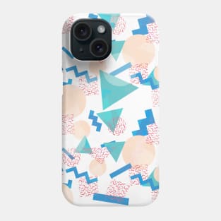 90's Pastel Geometric Pattern Phone Case