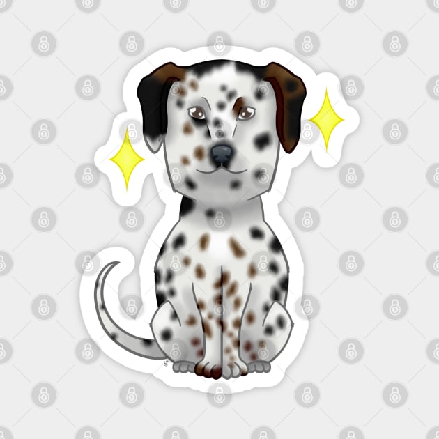 Tricolor dalmatian Magnet by LemonFur