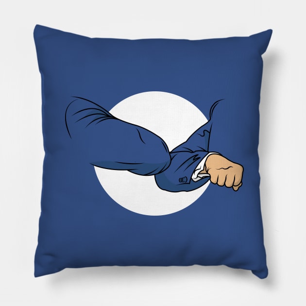 Trendy handshake Pillow by Espriuet