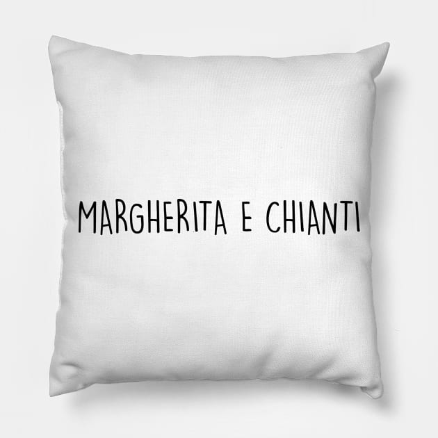 MARGHERITA E CHIANTI Pillow by eyesblau