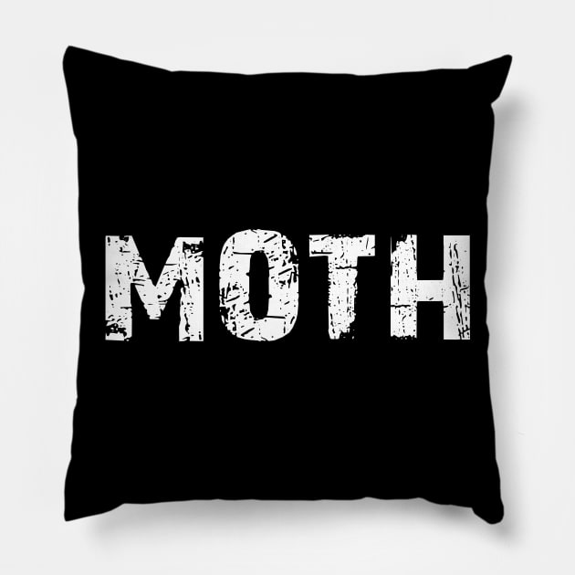 Moth Pillow by TeeAbe