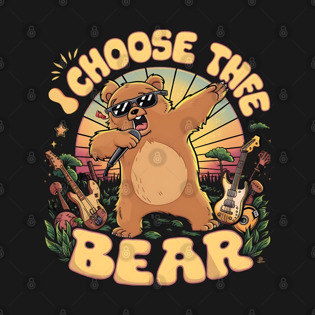 I choose the dabbing Bear by TRACHLUIM