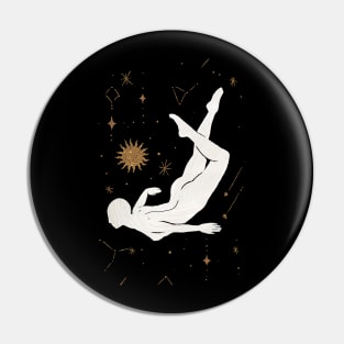 Fly Astro Celestial Feminine Pin