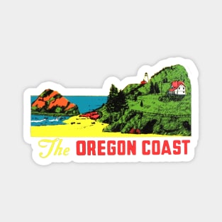 The Oregon Coast Vintage Magnet