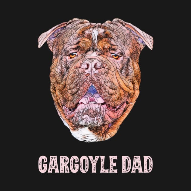 Renascence Bulldog Dad Father's Day Gift by DoggyStyles