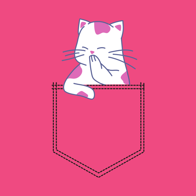 Cat in a Pocket by Nada's corner