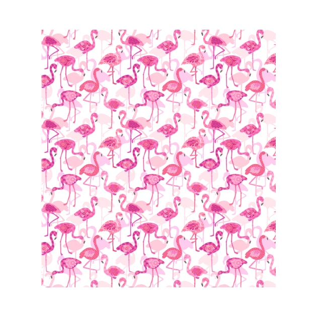 Groovy Flamingos by Cressida Carr