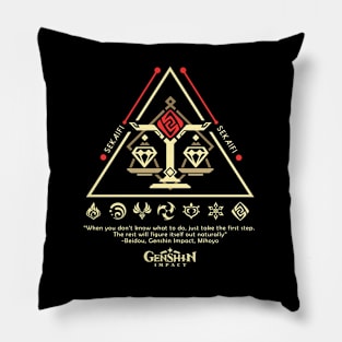 Genshin Impact Element Anime Gaming Streetwear Apparel Pillow