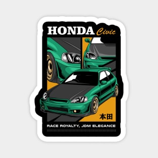 Honda Civic EK9 Nostalgia Magnet