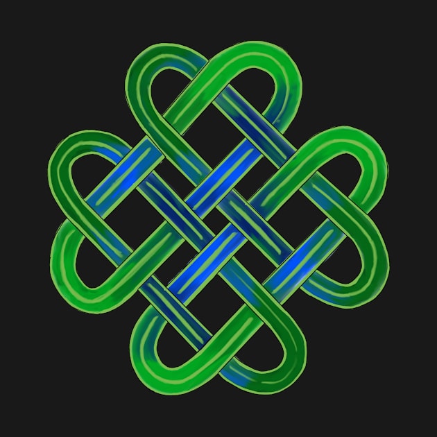 Celtic Knot Heart Cross by laceylschmidt