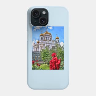 The Cathedral of Christ the Saviour, Moscow, Russia Phone Case