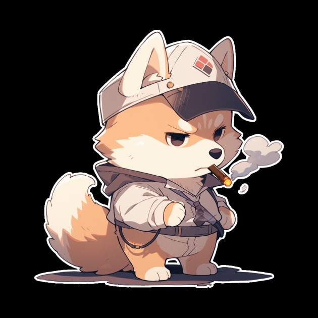 Akita Inu Cigar by Underground Cargo