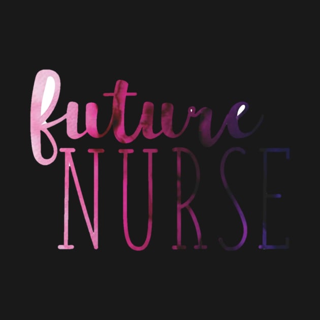 Purple and Pink Ombre Future Nurse by annmariestowe