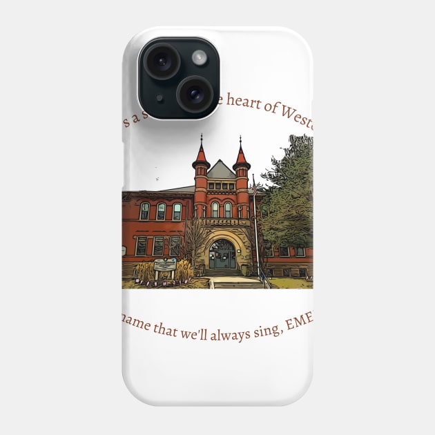 Emerson School Song Phone Case by RetroWesterville