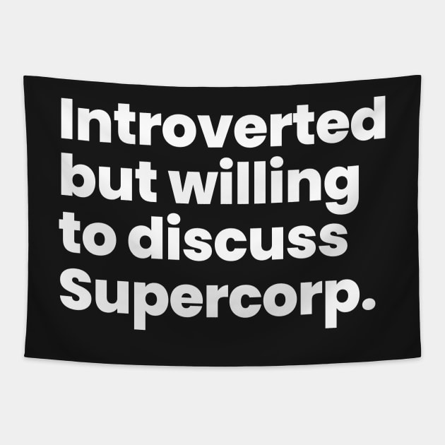 Introverted but willing to discuss Supercorp Tapestry by VikingElf