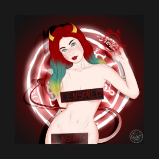 censored sexy devil T-Shirt