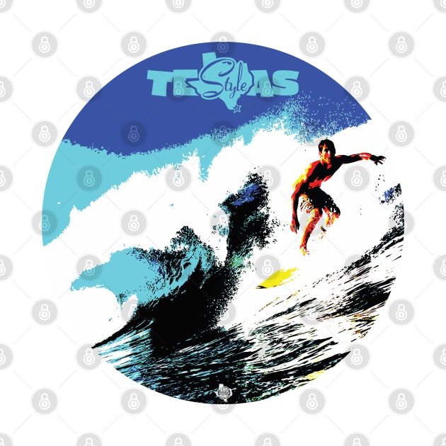 Texas Style Lone Surfer by CamcoGraphics