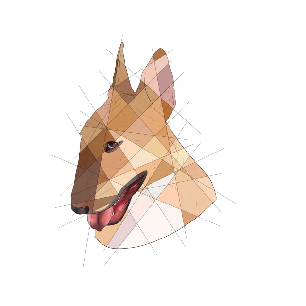 Bull Terrier by Blacklightco