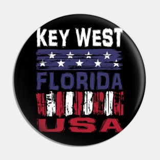 Key West Florida USA T-Shirt Pin