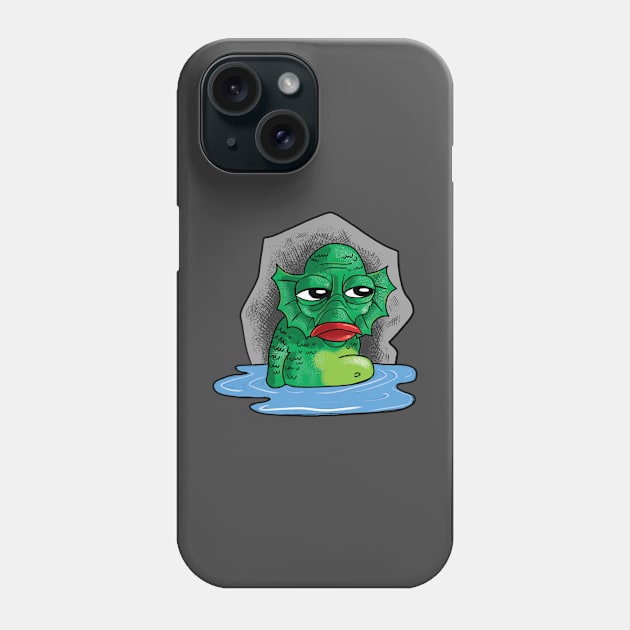 Lonely Creature Phone Case by Castle Thunder Graphics