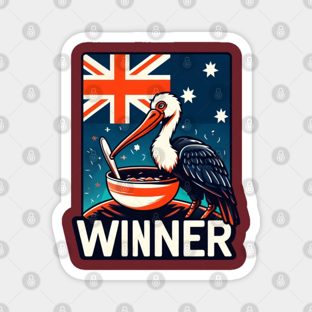 Winner Winner Chicken Dinner Magnet by BukovskyART