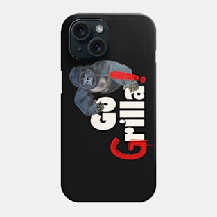 Funny Gorilla Go Grilla summer barbecue party gift Phone Case