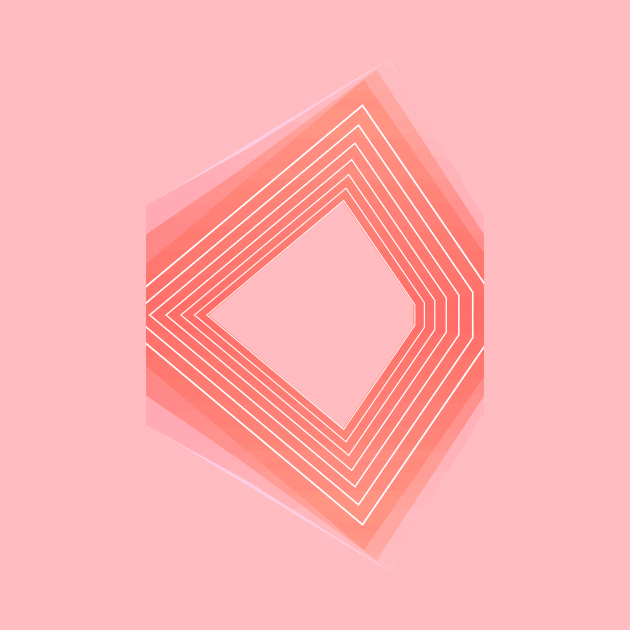 Geometric minimal linear pink by carolsalazar