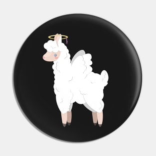 Angel Llama Pin