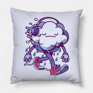 Sad Songs Storm Cloud Crying Rain Pillow