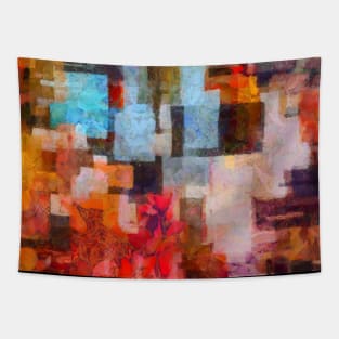 Colorful abstract painting Tapestry