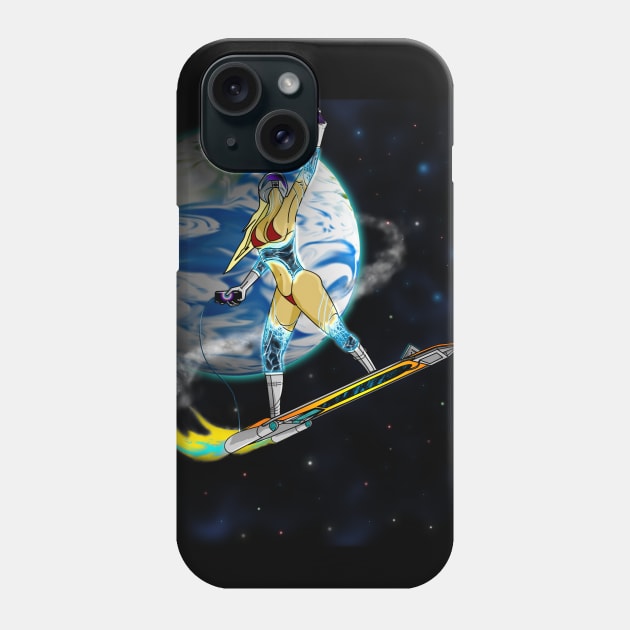 space surfing Phone Case by Valery_Shah