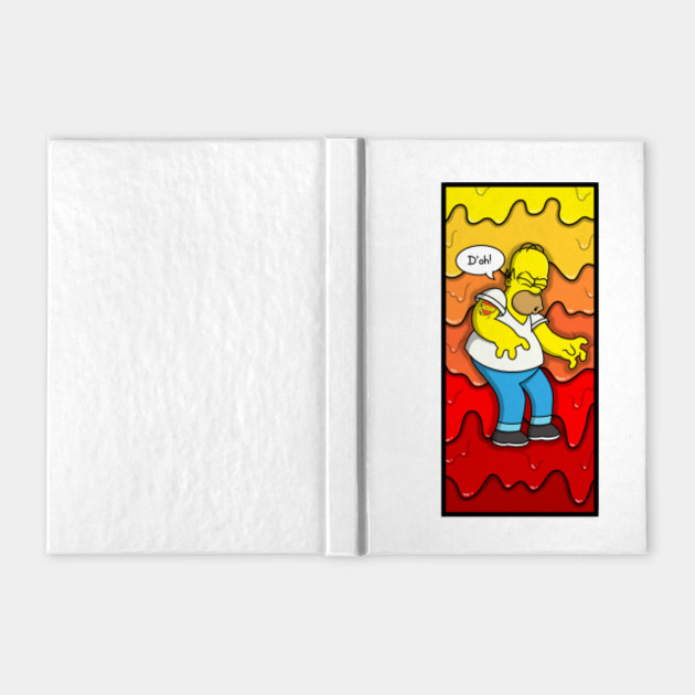Homer Simpson Doh Homer Simpson Notebook Teepublic