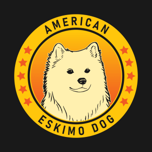 American Eskimo Dog Portrait T-Shirt